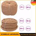 Seil Naturhanf Hanfseil Tauwerk Tau Juteseil Leine Schnur 100% Jute vidaXL