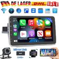 DAB+ Android 13 Autoradio 10" 1 DIN GPS Navi WIFI 360° Drehbar Bildschirm Kamera