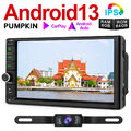 Pumpkin 7" Android 13 Autoradio 2 DIN GPS Navi Carplay DAB WiFi 4GB 64GB+Kamera