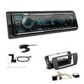 Kenwood Digital Autoradio DAB+ Bluetooth Alexa für Seat Leon 1999-2006 schwarz