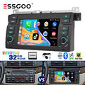 2+32GB Android 13 Autoradio Für BMW 3er E46 M3 Rover 75 318 Carplay NAVI RDS KAM