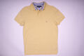 Tommy Hilfiger Poloshirt T-Shirt Gelb Herren Größe S