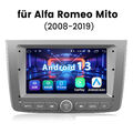 DAB+ Android 13 Autoradio Für Alfa Romeo Mito 2008-2019 GPS Navi WIFI BT Carplay