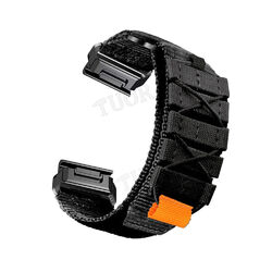 Für Garmin Fenix 7 7X 6 6X 5 5X Plus 3 HR Tactix Epix Pro Quickfit Nylon Armband