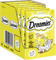 DREAMIES Katzensnacks Käsegeschmack knusprige Taschen zarte Füllung 6x60g