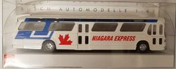 Busch 44503 H0 Automodell Amerikanischer Bus Fishbowl  Niagara Express #Neu#