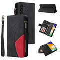 Hülle für Samsung Galaxy Leder Magnet Handy Tasche Schutz Flip Case Etui Wallet