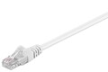 3x CAT 5e Netzwerkkabel, U/UTP; CAT 5-0100 U/UTP WEISS 1m PL