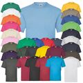 5er-Pack Fruit of the Loom Herren-T-Shirt schlicht 100 % Baumwolle Rundhals-T-Shirt TOP