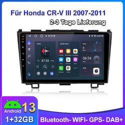 Für Honda CR-V III 2007-2011 1+32G Android 13 Autoradio GPS NAVI BT FM WIFI DAB+