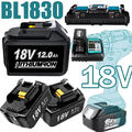 12,0Ah Akku für Makita Akku 18V 6,0Ah BL1860B BL1850B BL1830B BL1860 Batterie OS