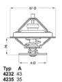 BorgWarner (Wahler) Thermostat, Kühlmittel 4235.80D für BMW