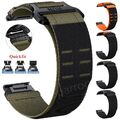 Nylon Quickfit Armband Für Garmin Fenix 7 7X 6 6X Pro 5 5X Plus 3 HR 935 945 S60