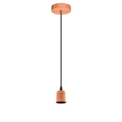 Hängelampe Pendelleuchte YORTH E27 Vintage Stahl Kupfer 1x60 Watt