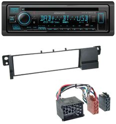 Kenwood Bluetooth DAB CD MP3 USB Autoradio für BMW 3er E46 (Rundpin, ab 1998)