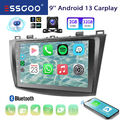 2+32G Android 13 Carplay Für Mazda 3 BL 2010-2013 Autoradio GPS NAVI RDS BT +Kam