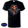 T Shirt  Biker Chopper-&Motoradmotiv 8 Farbtöne Modell KNUCKLE US Route 66