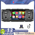 Für Jeep Chrysler Dodge 1+32G Android 13 CarPlay Autoradio GPS Navi WiFi +Kamera