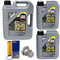 Motoröl Set 4100 5W-40 LIQUI MOLY 7 Liter + Ölfilter + Schraube für BMW 3er 340i