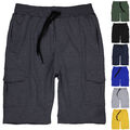 Lavecchia Übergrößen Cargo Sweat Shorts Herren Cargoshorts kurze Hose Bermuda