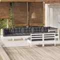 Garten Lounge Set Gartenmöbel Sofa Sitzgruppe 8-tlg. Kiefer Massivholz vidaXL