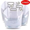 3 Stück Wasserkanister (5L) Faltbarer Wassersack Camping Wasserbehälter Outdoor