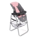 Bayer Chic 2000 Puppenstuhl Puppen Hochstuhl Melange grau-rosa TOP