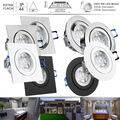 LED Bad Einbaustrahler Set IP44 230V 5W nur 35mm extra flach Feuchtraum ND MAR44