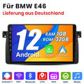 Autoradio für 3er BMW E46 318 320 GPS NAVI WiFi DAB DSP BT Android12 Carplay USB