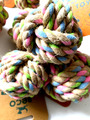 Hundespielzeug Wurfspielzeug Beco Hemp Rope Hundeball recycelte Baumwolle L 9cm