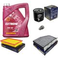 SCT Germany Inspektionspaket 5 L MANNOL Extreme 5W-40 für VW Skoda Golf V 1.4