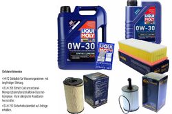 INSPEKTIONSKIT FILTER LIQUI MOLY ÖL 6L 0W-30 für VW Passat Variant 3C5 2.0 TDI