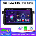 Android 13 128G Für BMW 3er E46 1998-2006 Autoradio GPS Navi WIFI SWC DAB BT RDS