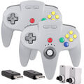 2Stk Wireless N64 Controller Gamepad for Nintendo 64/ Nintendo Switch,PC Mac Win