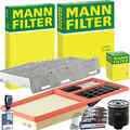 MANN FILTER FILTERSET passend für VW GOLF 5 6 CADDY 3 SEAT ALTEA 5P LEON 1P