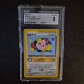 Pokemon 2001 IGGLYBUFF 1st Edition Neo Discovery Non Holo 40/75 CGC Graded 8