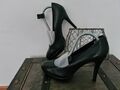 5th Avenue Echtleder-Schuhe Pumps Highheels Gr. 39 (6) schwarz wie NEU 