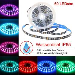 1-30M LED Stripe RGB Leiste Streifen 5050 Band Wasserdicht IP65 Lichterkette 12V