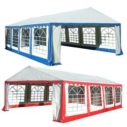 XXL 4x8 m PVC Bierzelt Zelt Pavillon Partyzelt Festzelt Vereinszelt GartenzeltFarbwahl -- 500 g/m² PVC Plane! -- deutscher Anbieter!