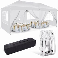 Pavillon 3x3/3x6m/3x4,5m Faltpavillon Wasserdicht Partyzelt Gartenzelt UV Schutz