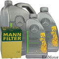 7 L ORIGINAL MERCEDES BENZ MOTOROEL 5W30 MB 229.51 MANN OELFILTER HU 7010 z