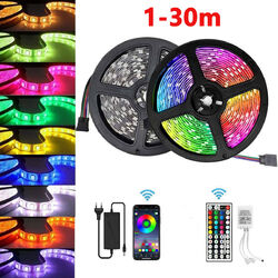 1-30m LED Stripe RGB Leiste Streifen 5050 Band Wasserdicht IP65 Lichterkette 12V