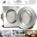 LED Decken Einbaustrahler flach 35 mm 230V 5W 110° Downlight dimmbar Set LUCID