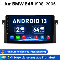 Für BMW 3er E46 318 320 325 75 9" Android 13 64G Autoradio GPS NAVI USB RDS WIFI