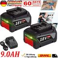 10x 18V 12.0Ah Akku für Bosch Professional GBA GSR GSB BAT618 BAT609 BAT620 DHL