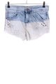 ZARA TRAFALUC Jeansshorts Damen Gr. DE 36 blau-weiß Casual-Look