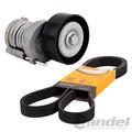 CONTI KEILRIPPENRIEMEN + RIEMENSPANNER für VW POLO GOLF 1.4 1.6 16V FSI SKODA