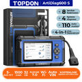 TOPDON AD600S Profi KFZ OBD2 Diagnosegerät Auto Scanner 4 System 8 Services WIFI