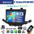 DAB+ 64G Carplay Autoradio Android13 +KAM GPS Navi FM Für Opel Astra K 2015-2019