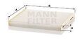 MANN-FILTER CU 23 015-2 Filter, Innenraumluft für BMW MINI